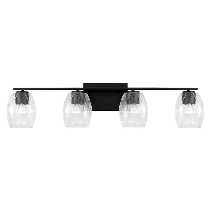 Capital Lucas 145341MB-525 Bath Vanity Light 34 in. wide - Matte Black