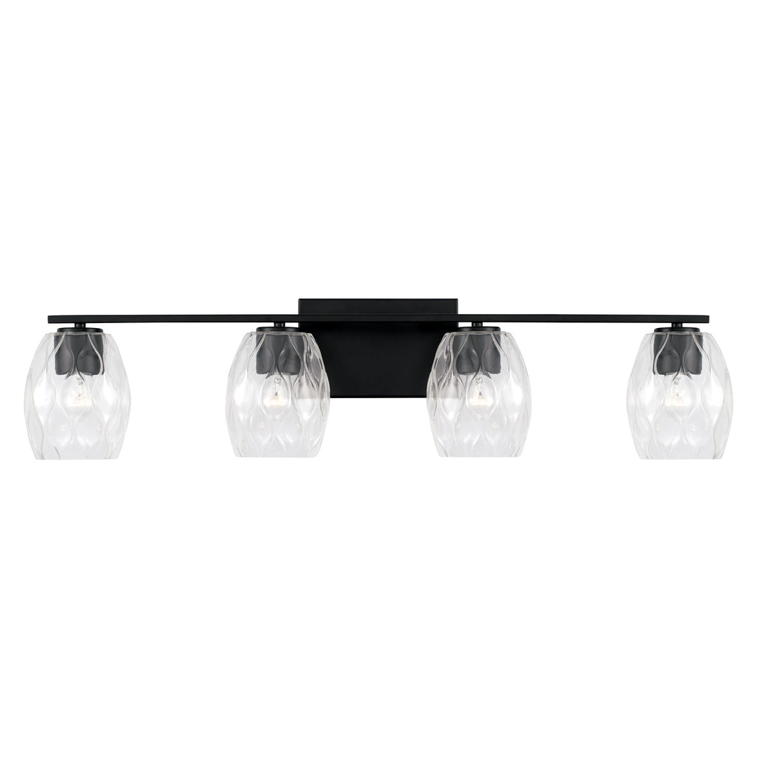 Capital Lucas 145341MB-525 Bath Vanity Light 34 in. wide - Matte Black