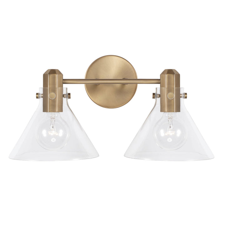 Capital Greer 145821AD-528 Bath Vanity Light 19 in. wide - Aged Brass