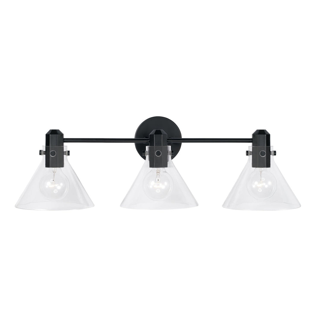 Capital Greer 145831MB-528 Bath Vanity Light 29 in. wide - Matte Black