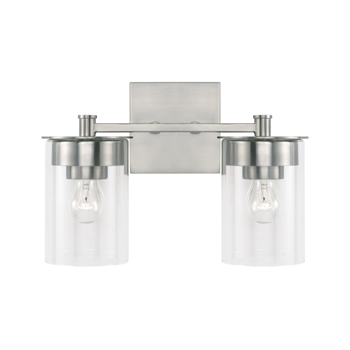 Capital Mason 146821BN-532 Bath Vanity Light 14 in. wide - Brushed Nickel