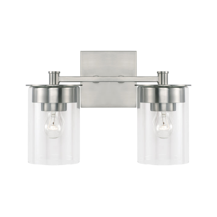 Capital Mason 146821BN-532 Bath Vanity Light 14 in. wide - Brushed Nickel