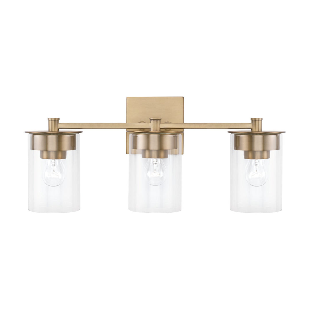 Capital Mason 146831AD-532 Bath Vanity Light 22 in. wide - Aged Brass