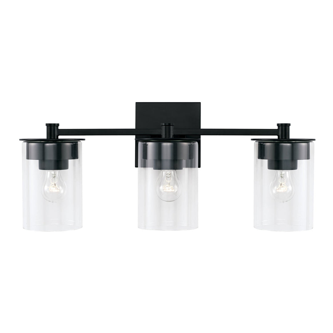 Capital Mason 146831MB-532 Bath Vanity Light 22 in. wide - Matte Black