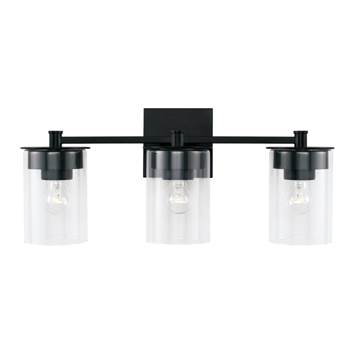 Capital Mason 146831MB-532 Bath Vanity Light 22 in. wide - Matte Black