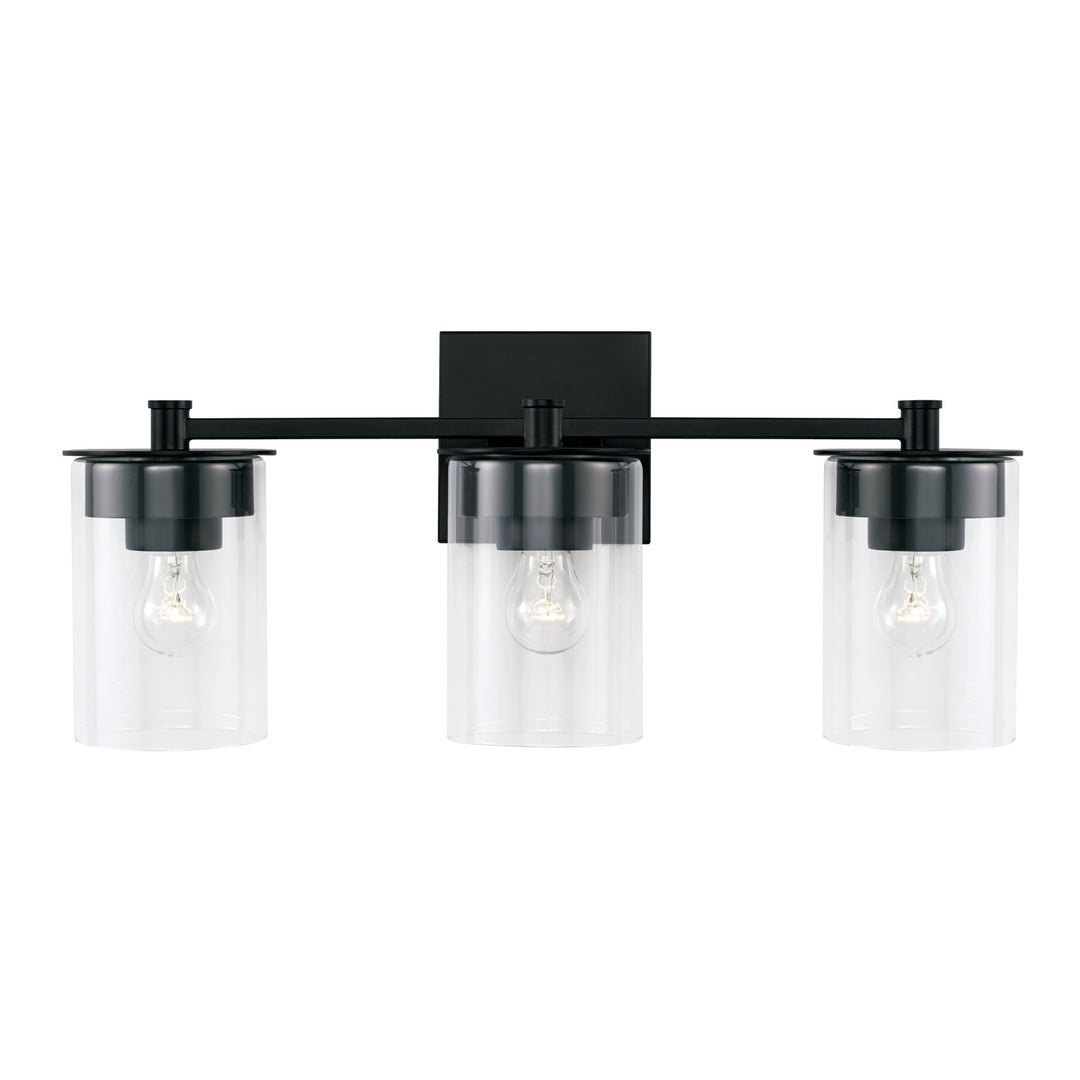 Capital Mason 146831MB-532 Bath Vanity Light 22 in. wide - Matte Black