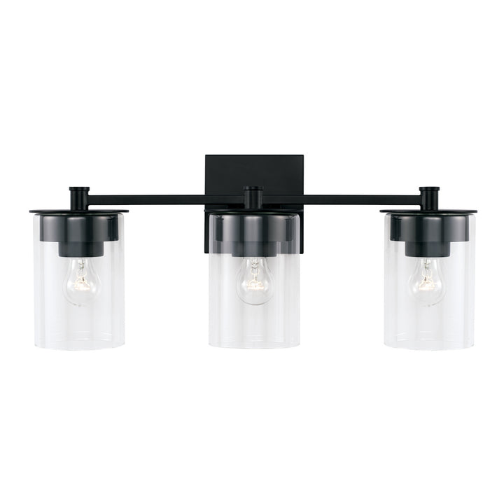 Capital Mason 146831MB-532 Bath Vanity Light 22 in. wide - Matte Black