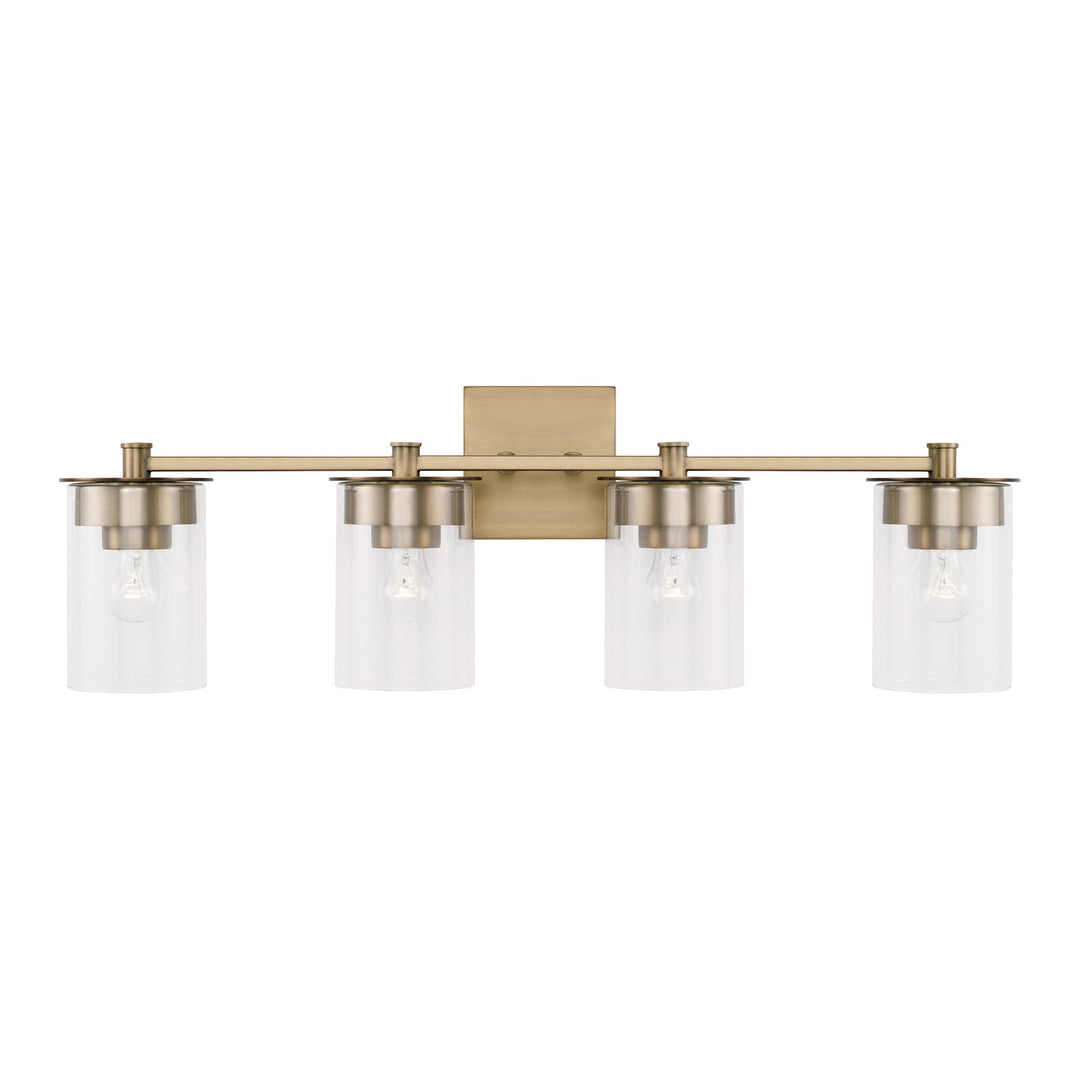 Capital Mason 146841AD-532 Bath Vanity Light 30 in. wide - Aged Brass