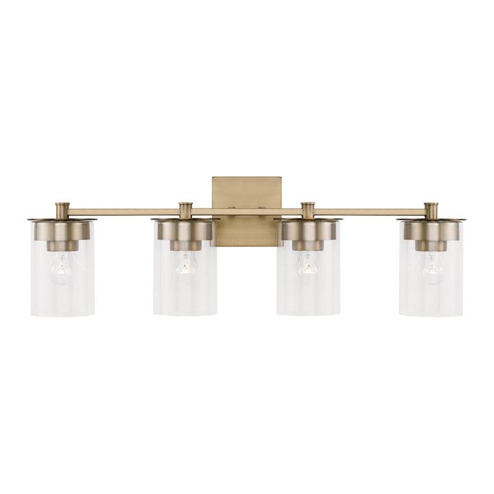 Capital Mason 146841AD-532 Bath Vanity Light 30 in. wide - Aged Brass