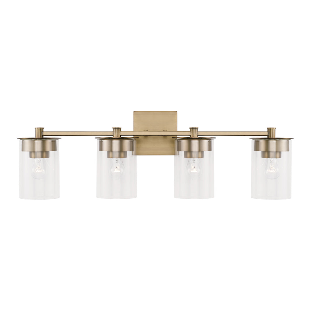 Capital Mason 146841AD-532 Bath Vanity Light 30 in. wide - Aged Brass