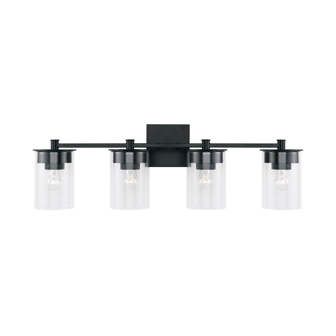 Capital Mason 146841MB-532 Bath Vanity Light 30 in. wide - Matte Black