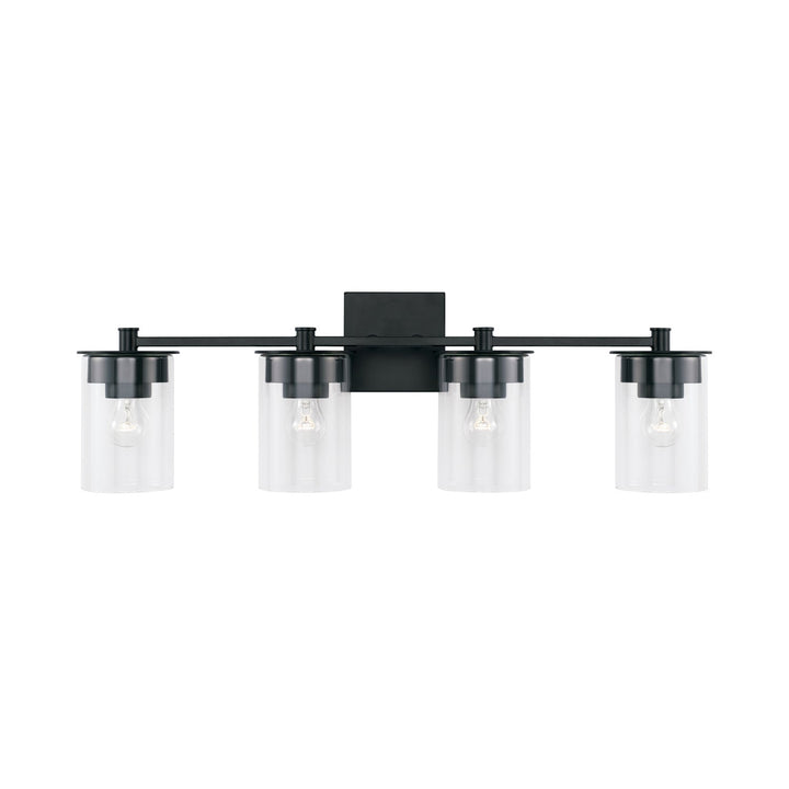 Capital Mason 146841MB-532 Bath Vanity Light 30 in. wide - Matte Black