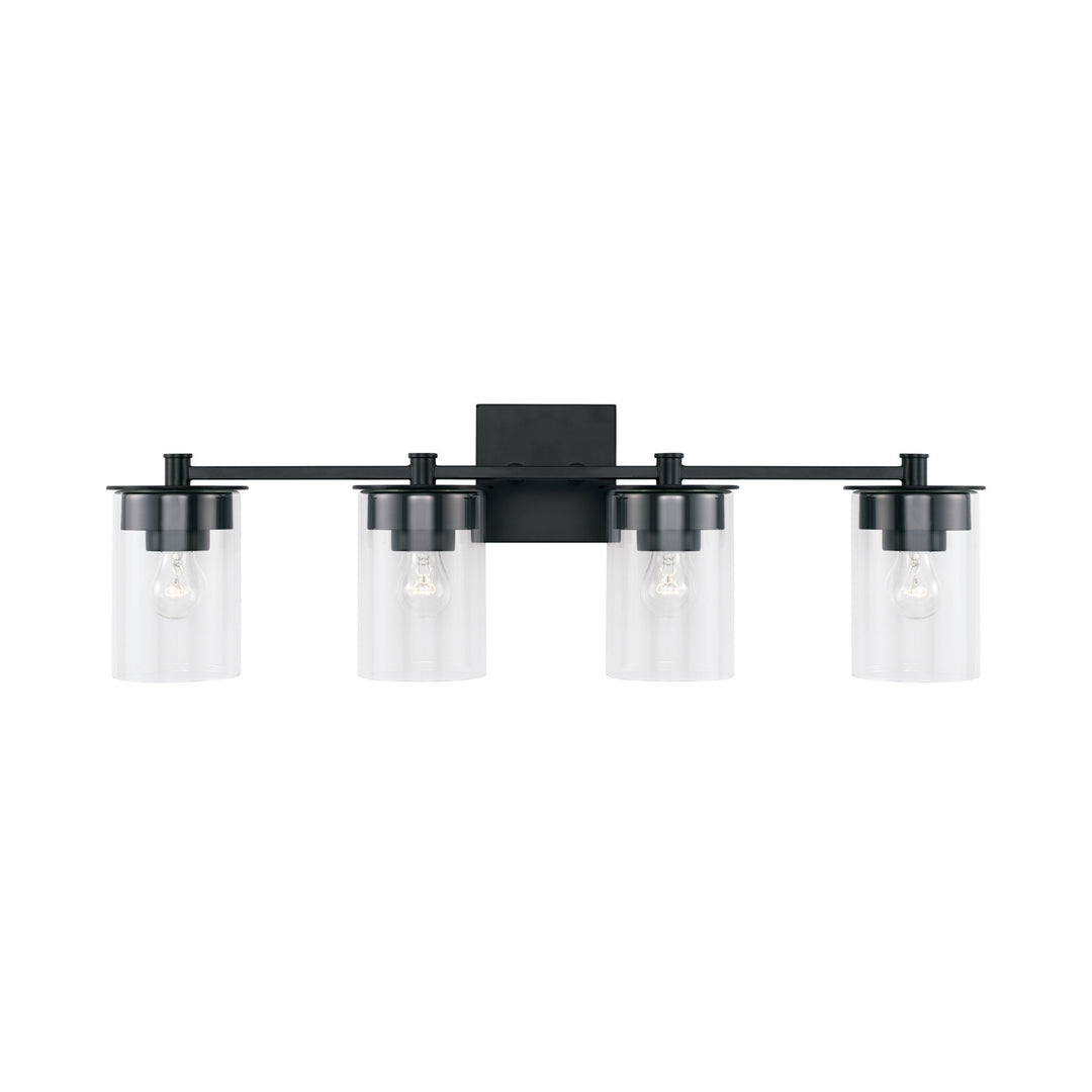 Capital Mason 146841MB-532 Bath Vanity Light 30 in. wide - Matte Black