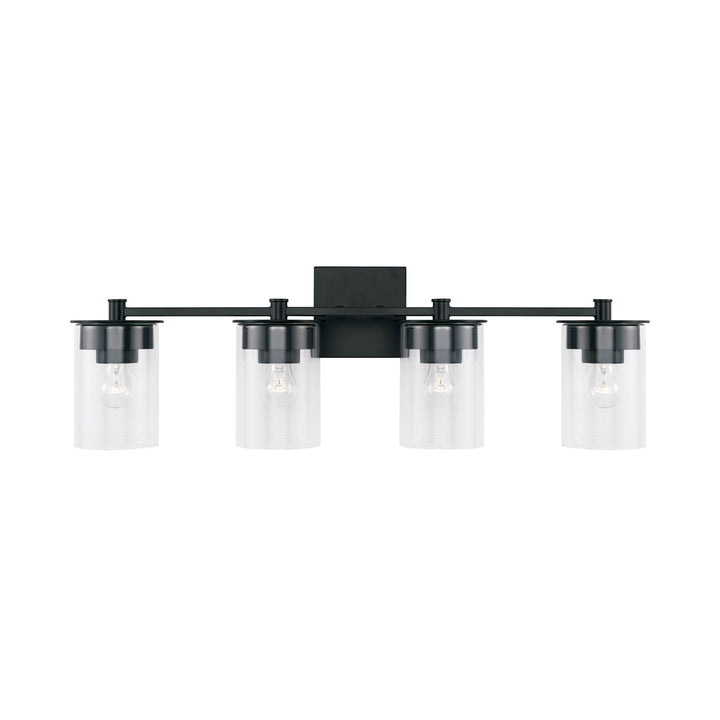 Capital Mason 146841MB-532 Bath Vanity Light 30 in. wide - Matte Black