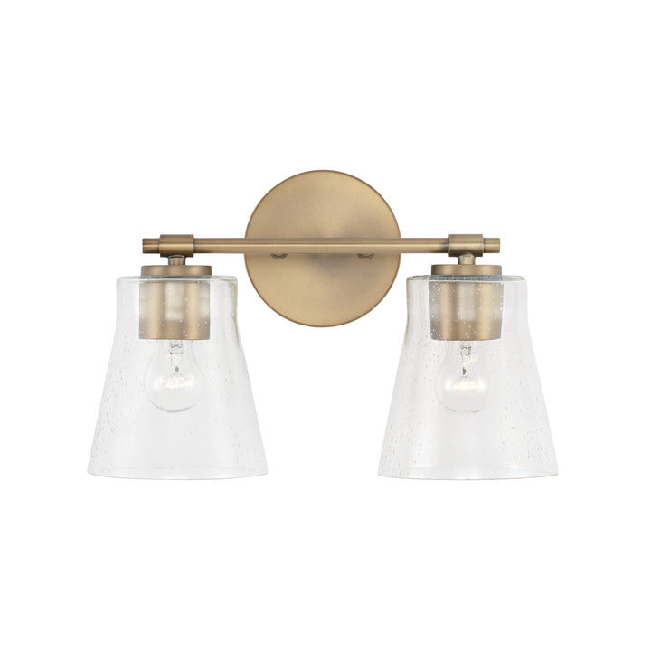 Capital Baker 146921AD-533 Bath Vanity Light 15 in. wide - Aged Brass