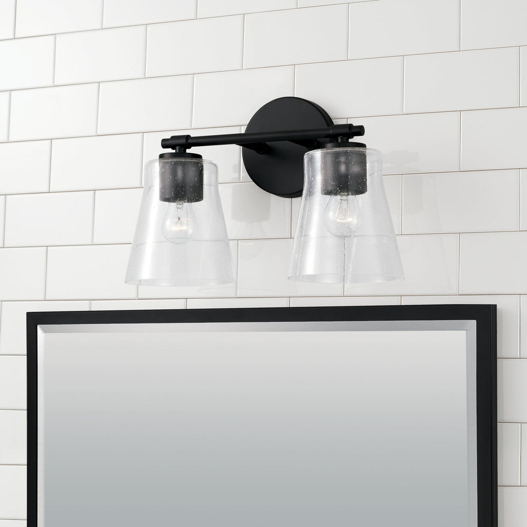 Capital Baker 146921MB-533 Bath Vanity Light 15 in. wide - Matte Black