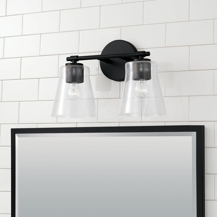 Capital Baker 146921MB-533 Bath Vanity Light 15 in. wide - Matte Black