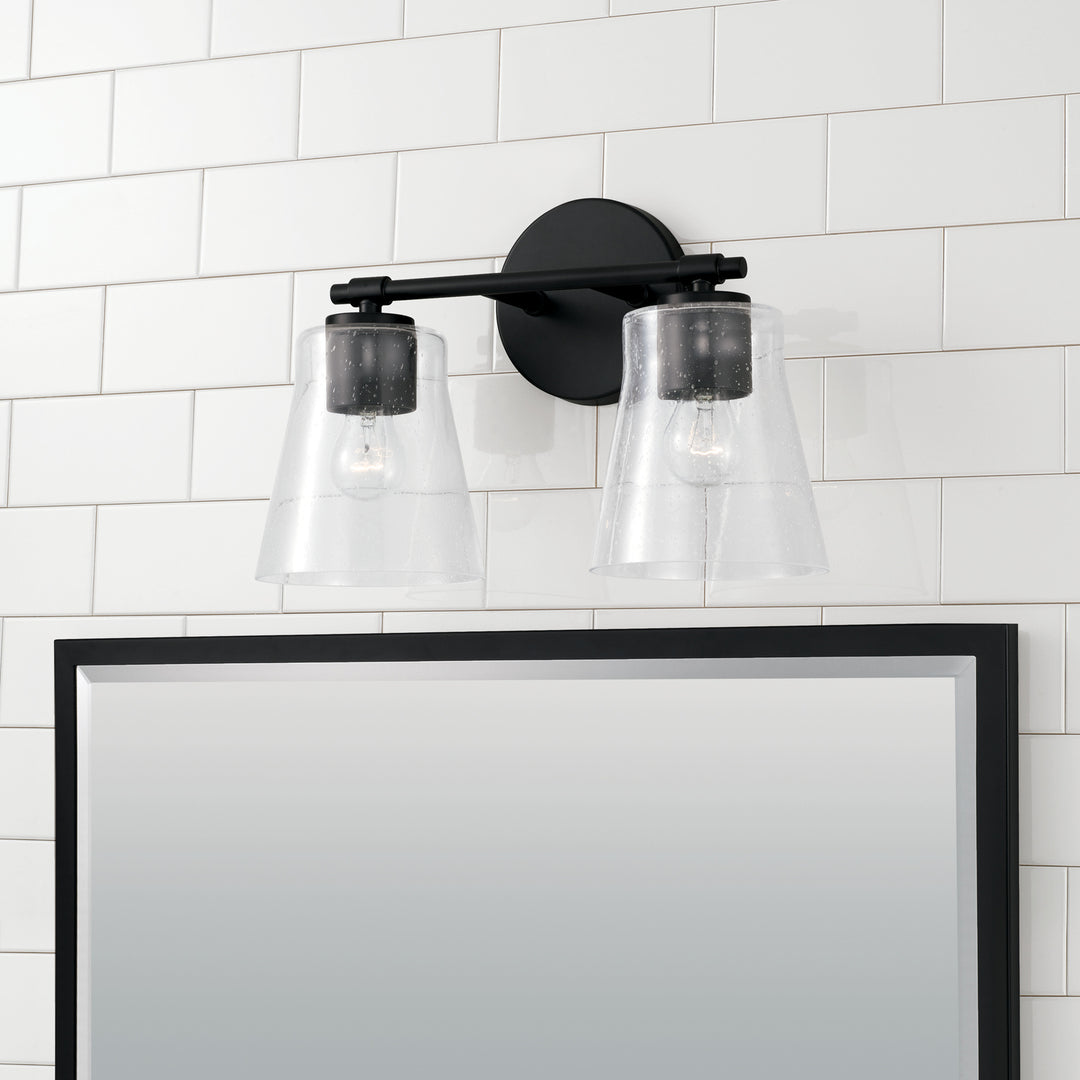 Capital Baker 146921MB-533 Bath Vanity Light 15 in. wide - Matte Black
