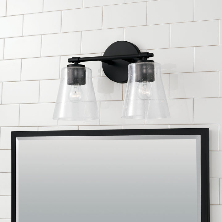 Capital Baker 146921MB-533 Bath Vanity Light 15 in. wide - Matte Black