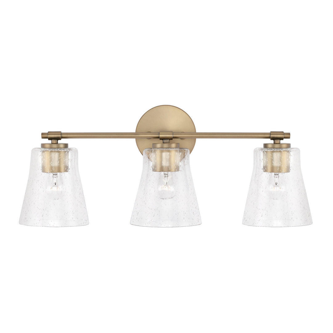 Capital Baker 146931AD-533 Bath Vanity Light 23 in. wide - Aged Brass