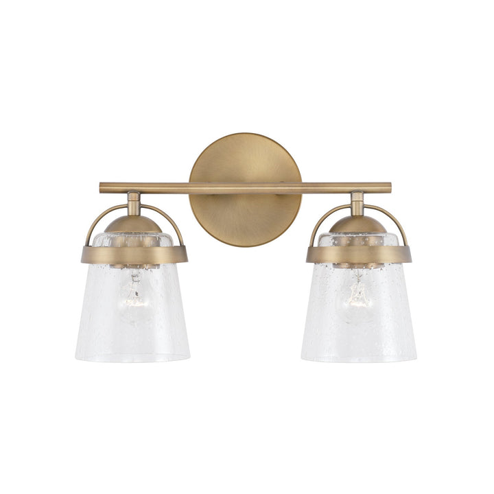 Capital Madison 147021AD-534 Bath Vanity Light 14 in. wide - Aged Brass