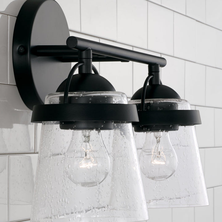 Capital Madison 147021MB-534 Bath Vanity Light 14 in. wide - Matte Black