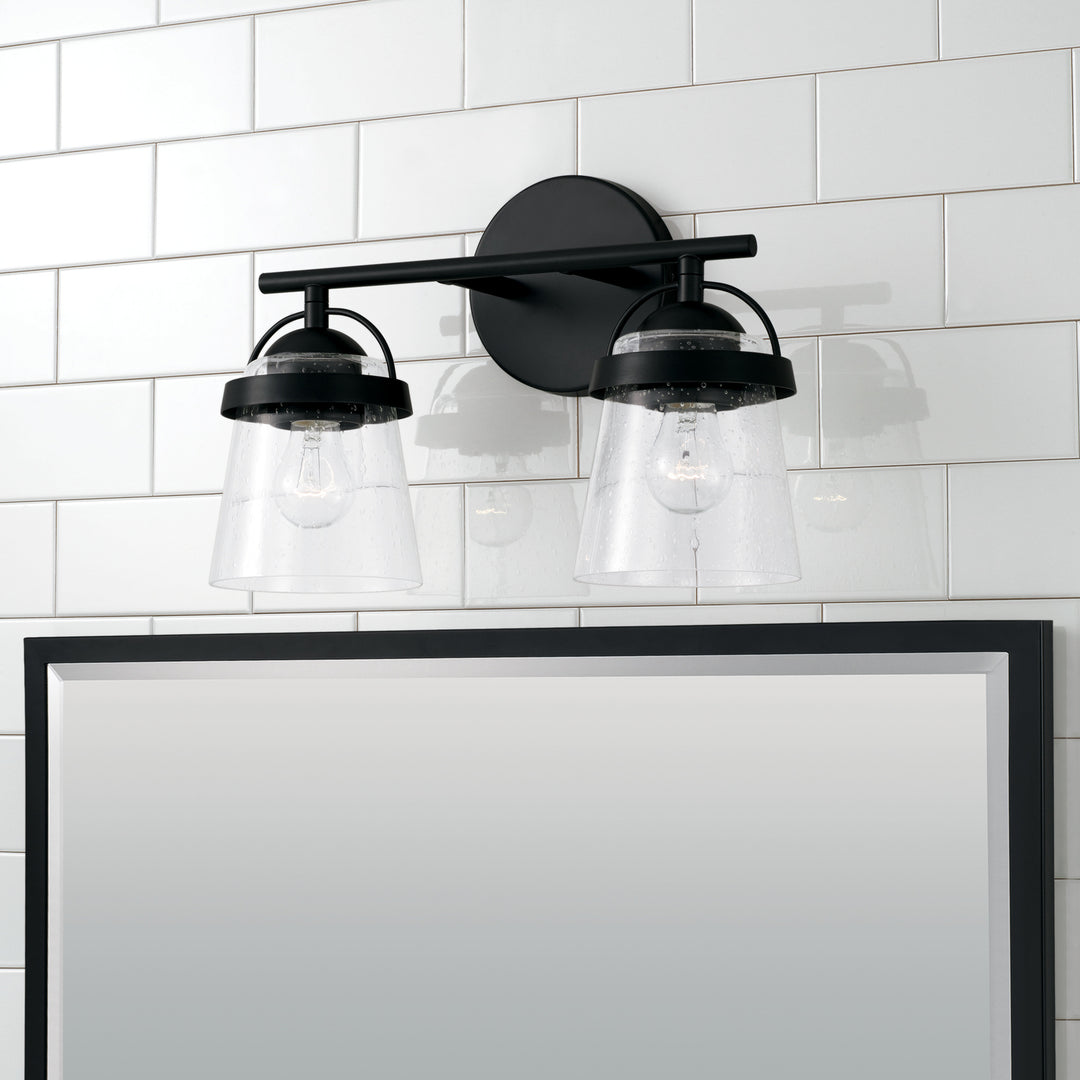 Capital Madison 147021MB-534 Bath Vanity Light 14 in. wide - Matte Black