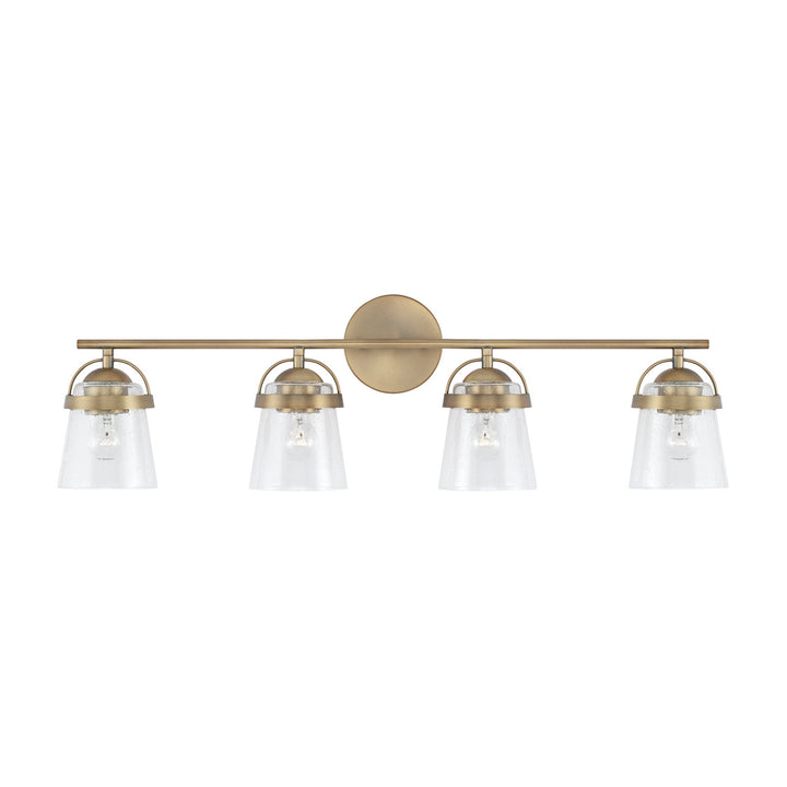 Capital Madison 147041AD-534 Bath Vanity Light 33 in. wide - Aged Brass