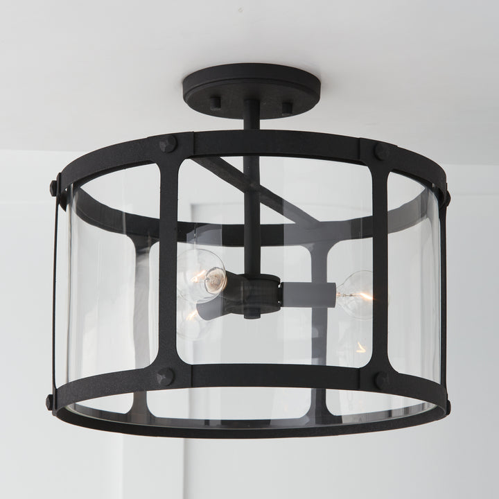 Capital Brennen 244931BI Ceiling Light - Black Iron