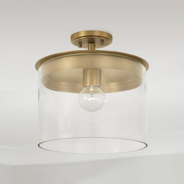 Capital Mason 246812AD Ceiling Light - Aged Brass