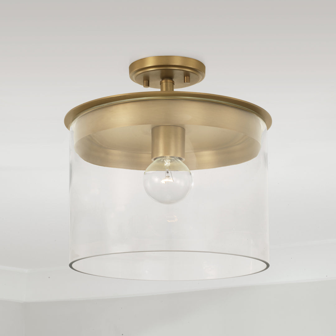 Capital Mason 246812AD Ceiling Light - Aged Brass