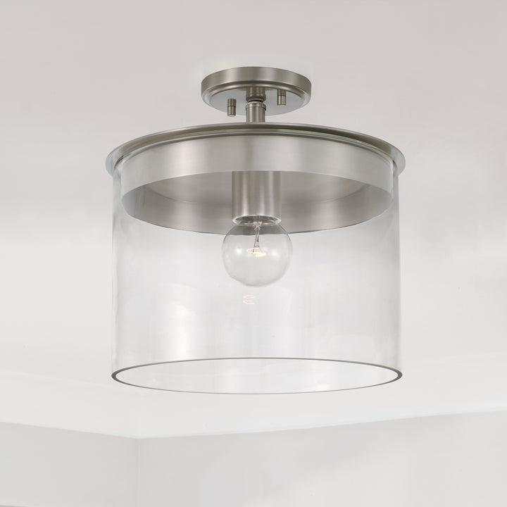 Capital Mason 246812BN Ceiling Light - Brushed Nickel