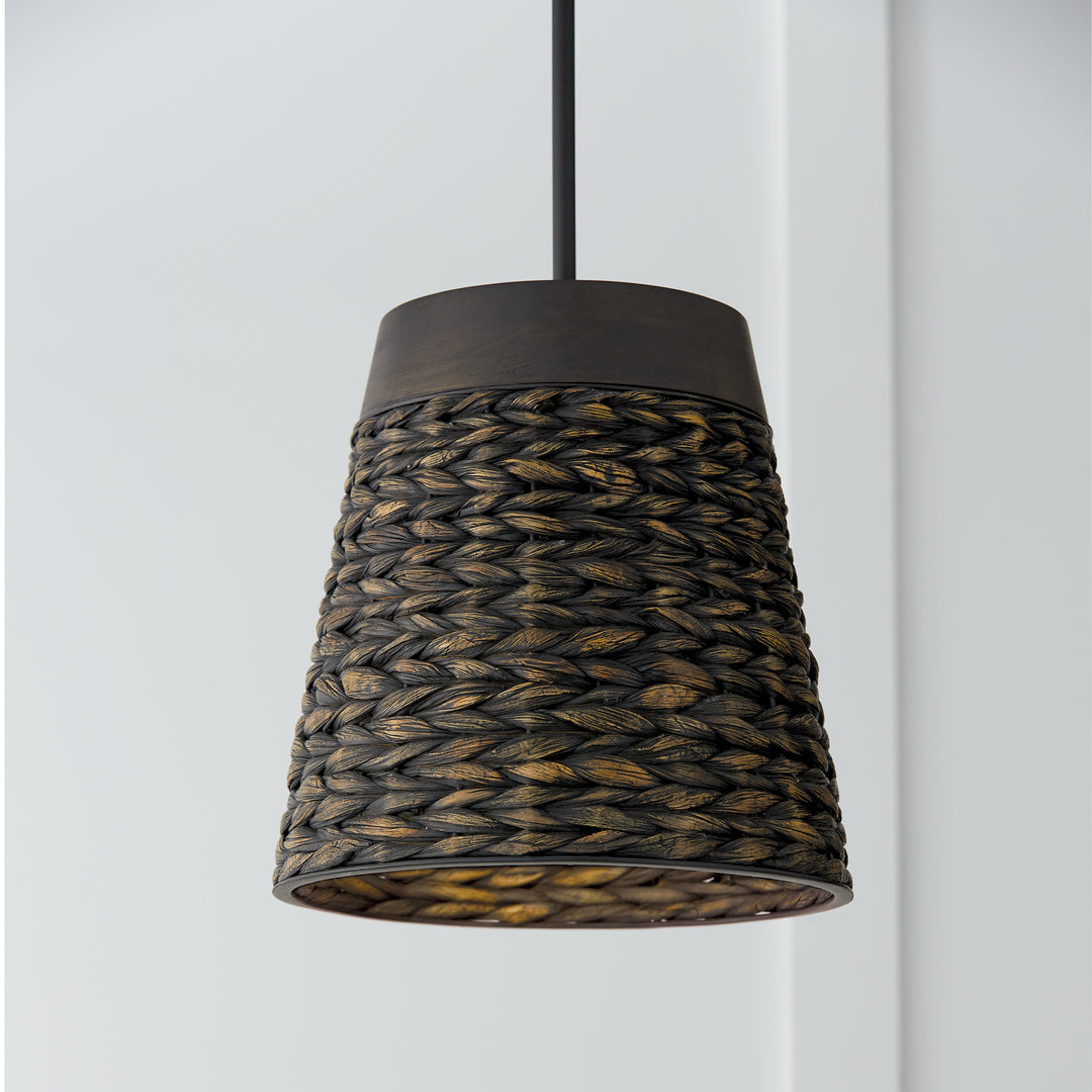 Capital Tallulah 343911CW Pendant Light - Charcoal Wash