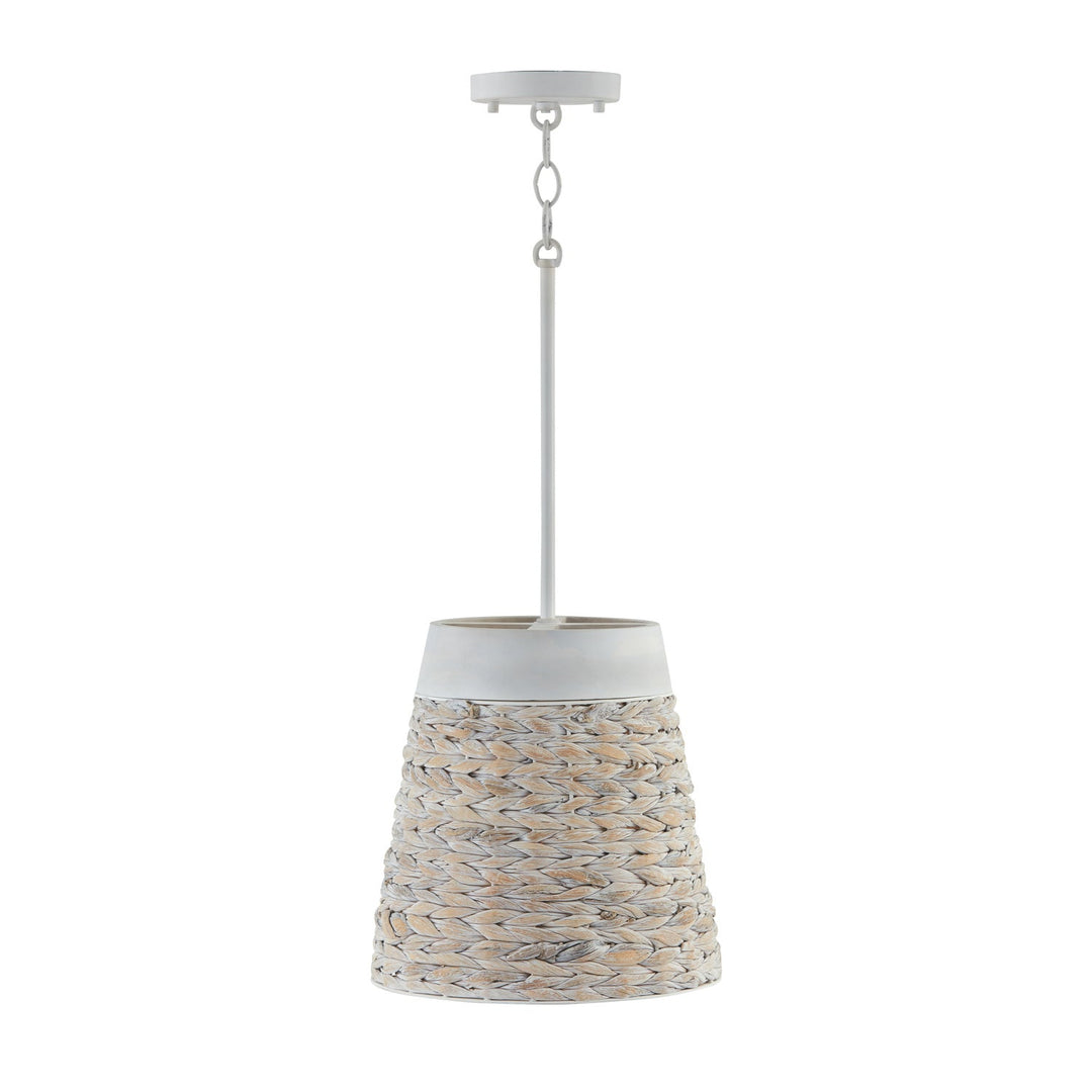 Capital Tallulah 343911HW Pendant Light - Chalk Wash