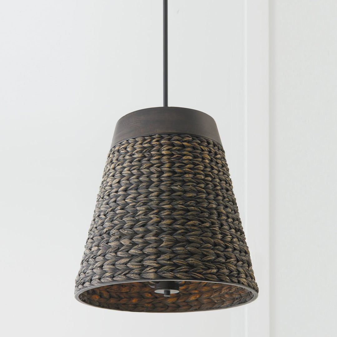 Capital Tallulah 343941CW Pendant Light - Charcoal Wash