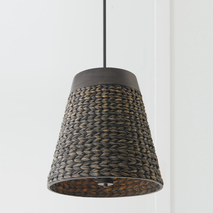 Capital Tallulah 343941CW Pendant Light - Charcoal Wash