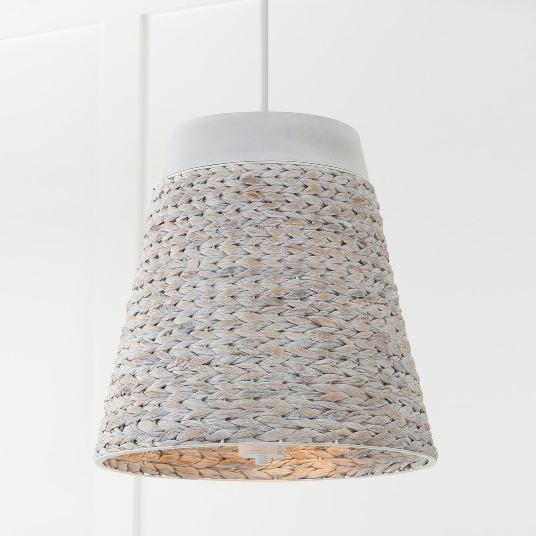 Capital Tallulah 343941HW Pendant Light - Chalk Wash