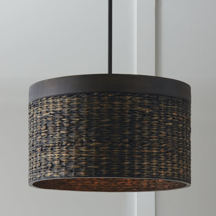 Capital Tallulah 343942CW Pendant Light - Charcoal Wash