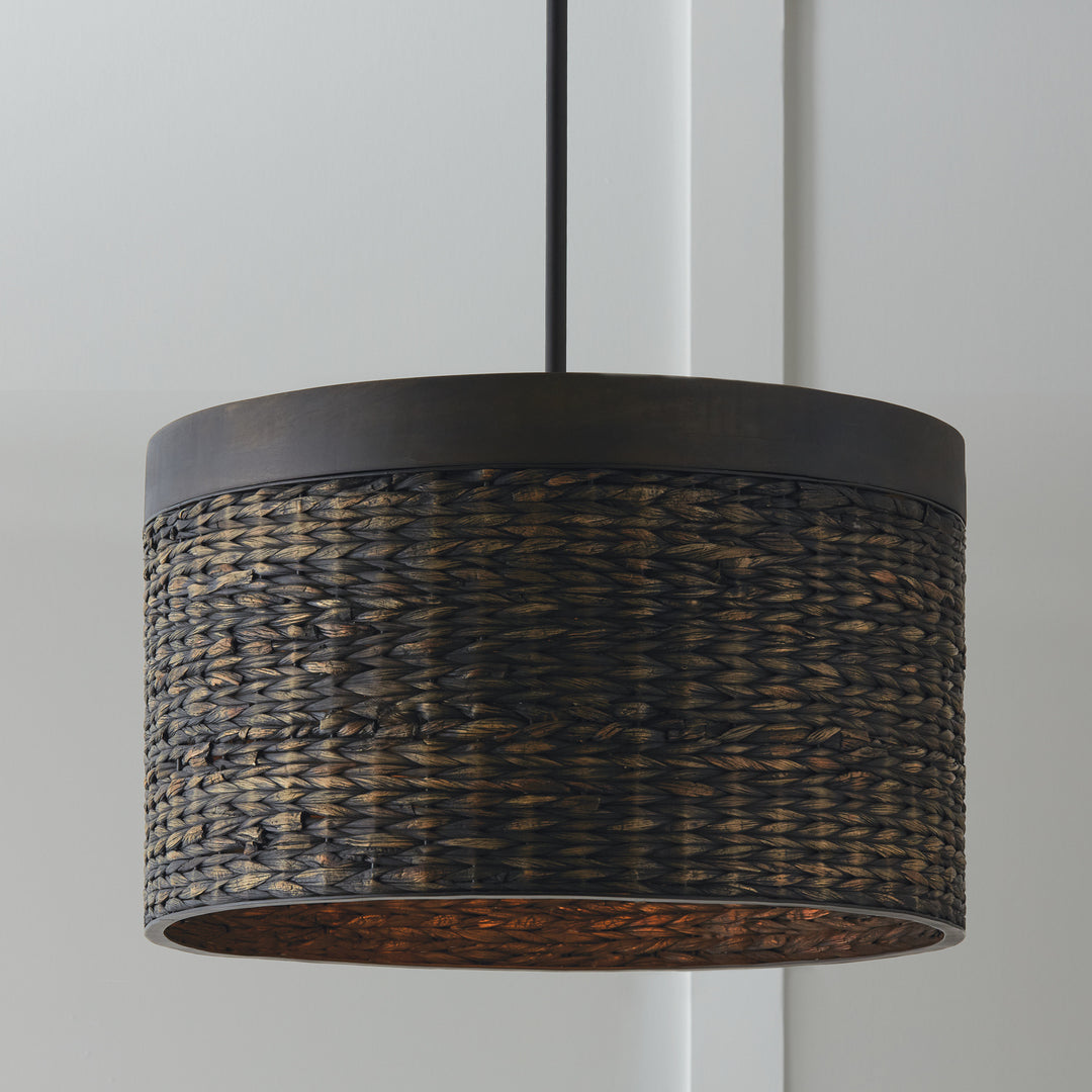 Capital Tallulah 343942CW Pendant Light - Charcoal Wash