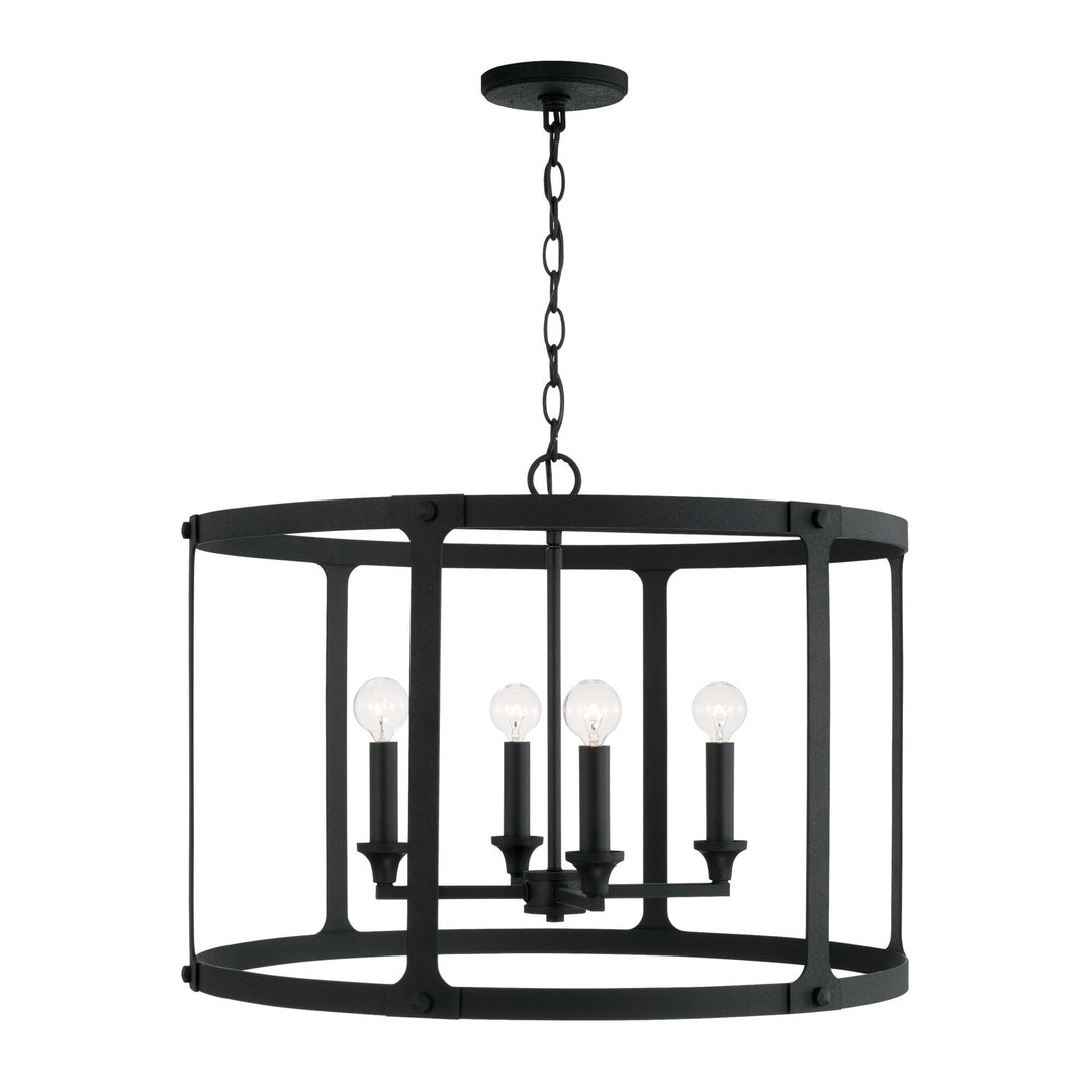 Capital Brennen 344941BI Pendant Light - Black Iron