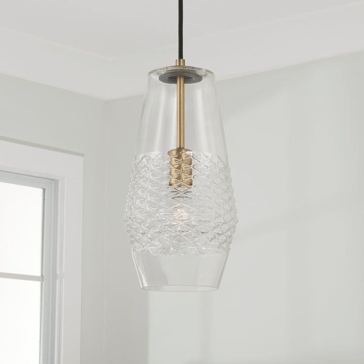 Capital Dena 345011AD Pendant Light - Aged Brass