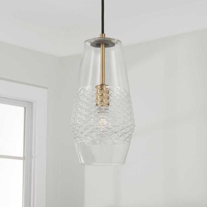 Capital Dena 345011AD Pendant Light - Aged Brass