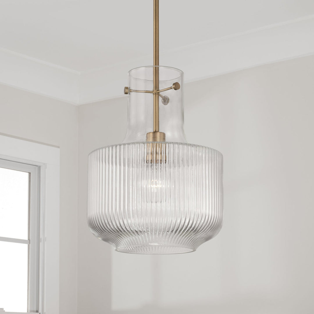 Capital Nyla 345111AD Pendant Light - Aged Brass