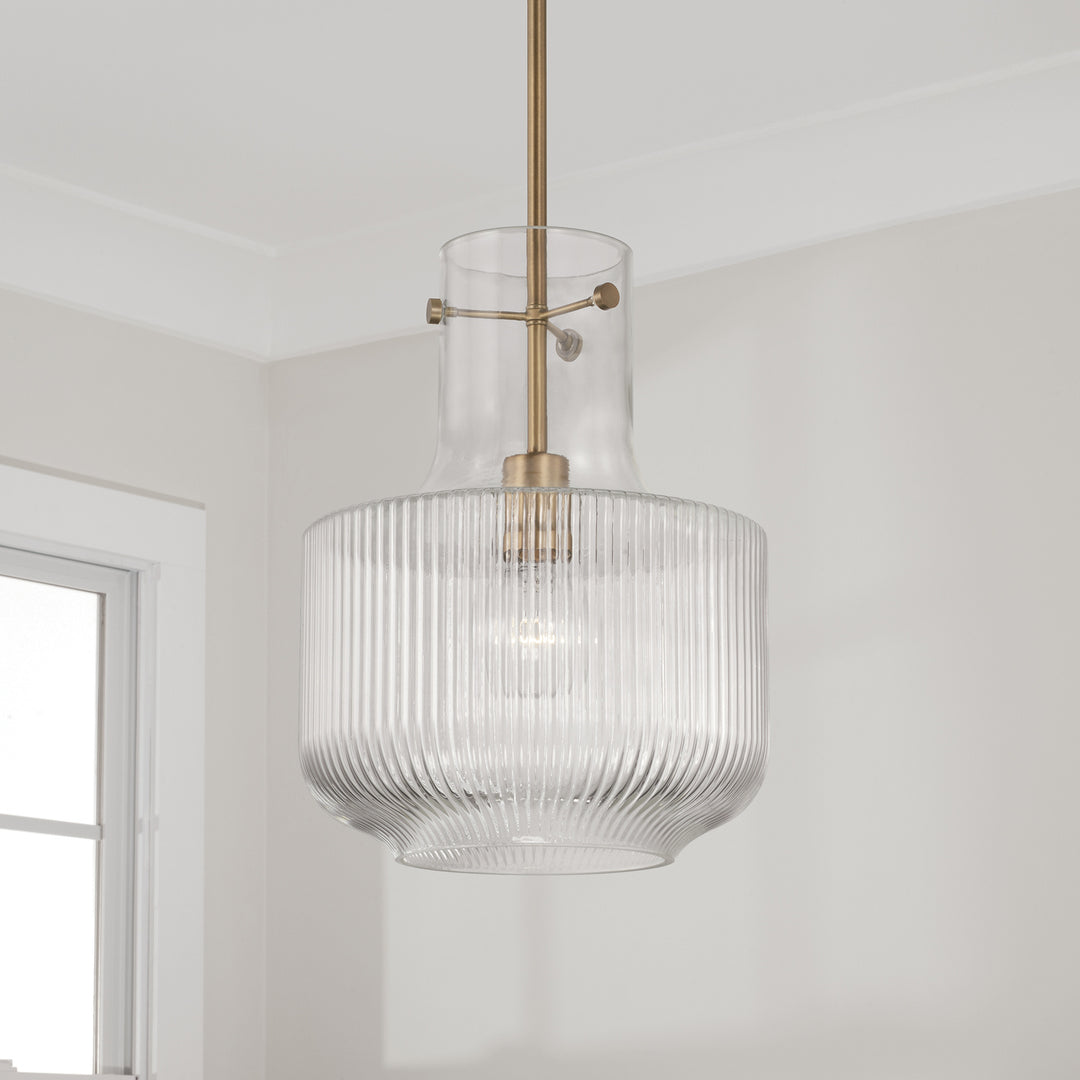 Capital Nyla 345111AD Pendant Light - Aged Brass