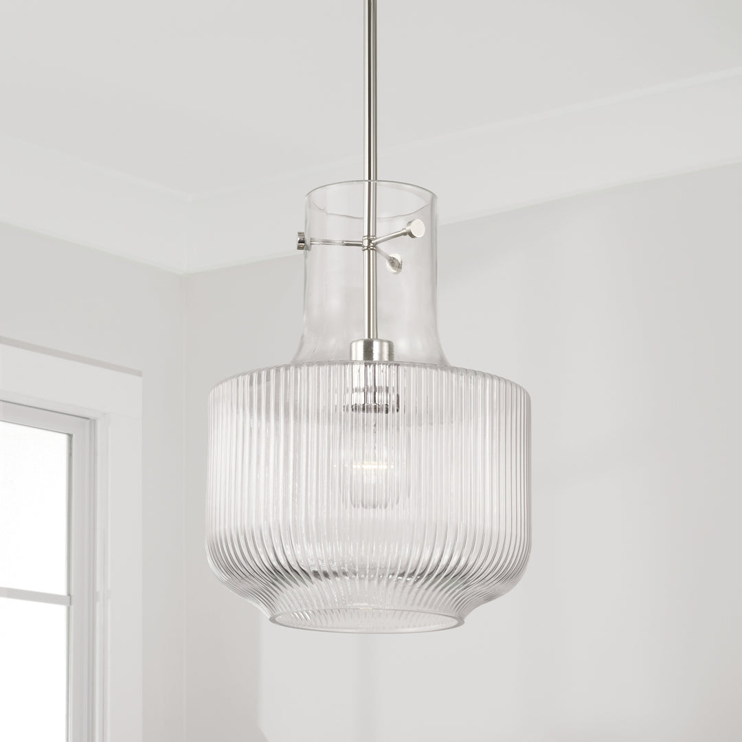 Capital Nyla 345111PN Pendant Light - Polished Nickel