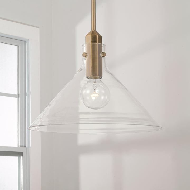 Capital Greer 345811AD Pendant Light - Aged Brass
