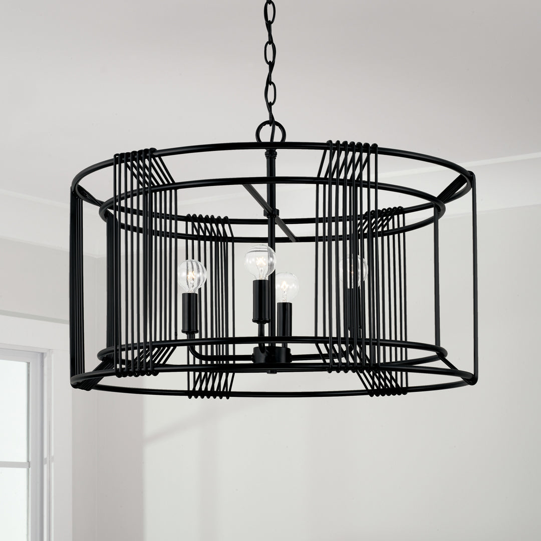 Capital Lennon 346041MB Chandelier Light - Matte Black