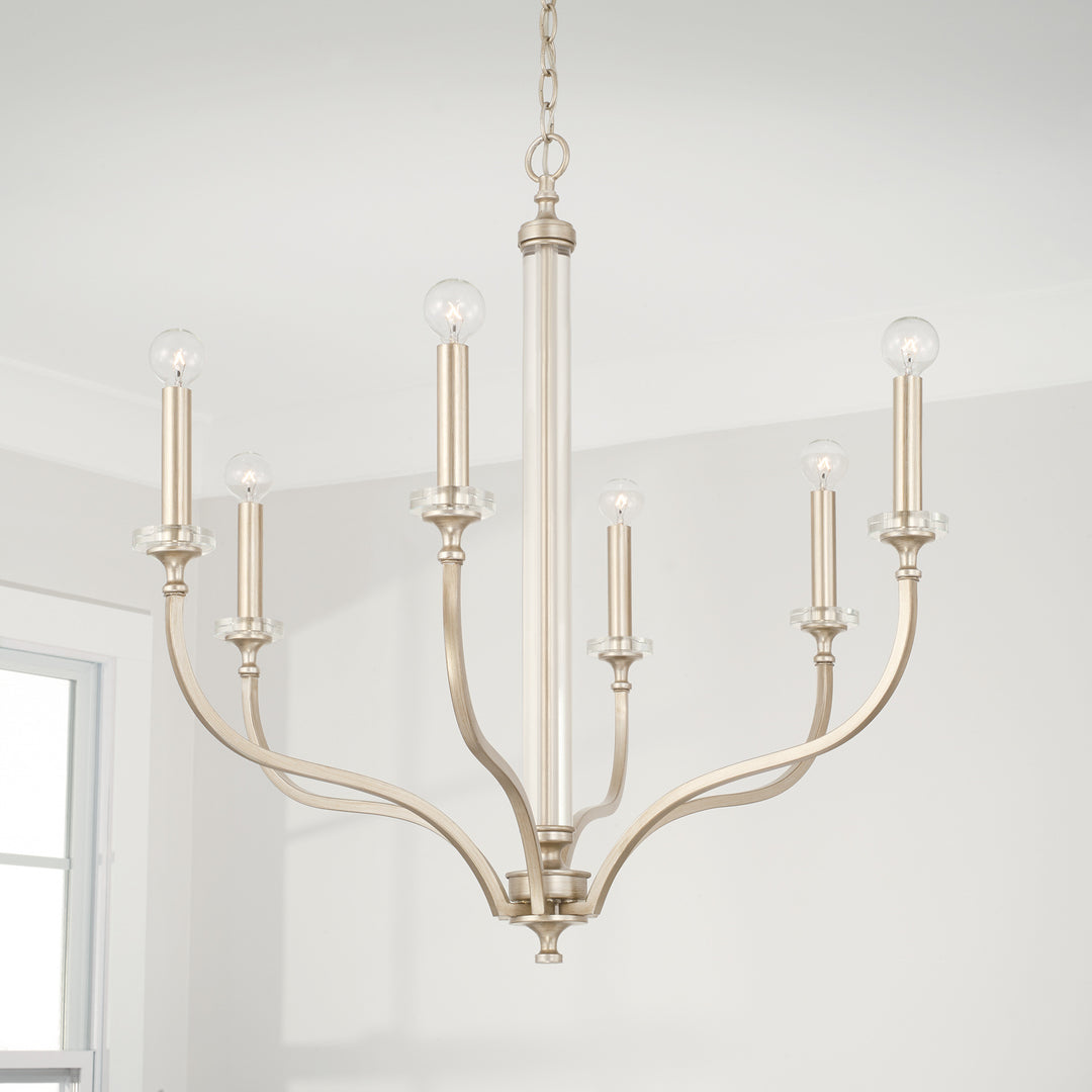 Capital Breigh 444861BS Chandelier Light - Brushed Champagne