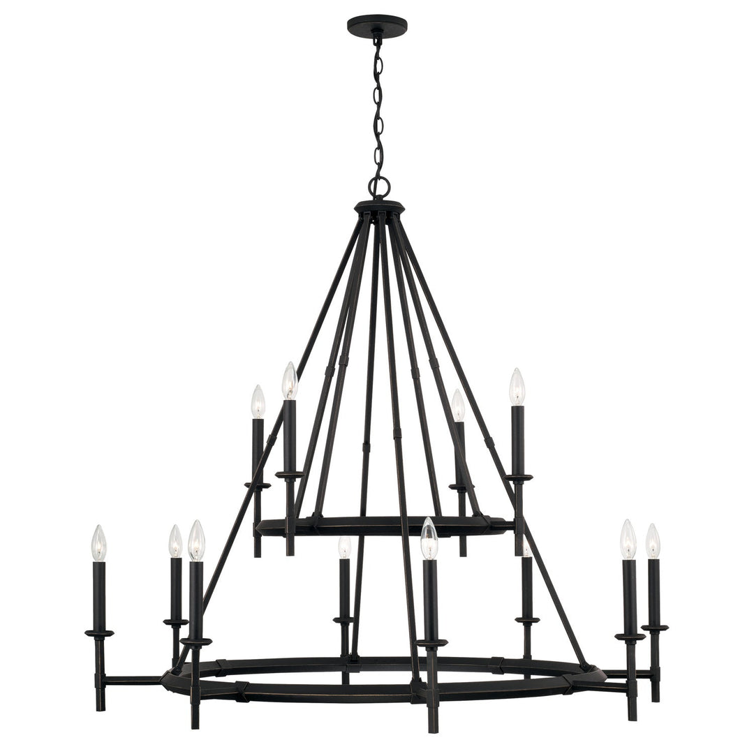 Capital Ogden 445201IH Chandelier Light - Brushed Black Iron