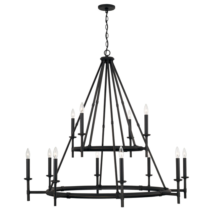 Capital Ogden 445201IH Chandelier Light - Brushed Black Iron